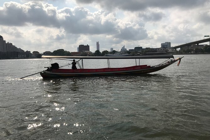 2-hour SUNSET Canal Tour + FOODS Tasting with Tour Guide - Wat Chaloem Phra Kiat: the swan boat chapel that sticks in your mind