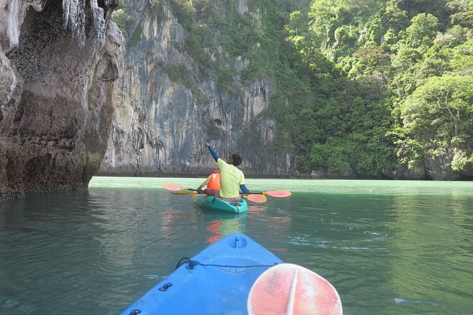 A full day exploring kayaking 3 islands (Talabeng sea cave) - Hotel Pickup, Mobile Ticket, and the Longtail Boat Handoff