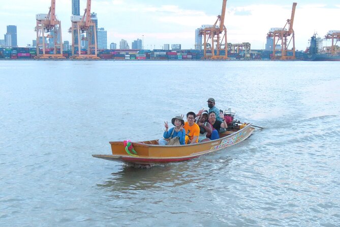 Adventure in Bangkok Green area - Long-Tailed Boat Ride on the Chao Phraya, Rocket-Boat Style