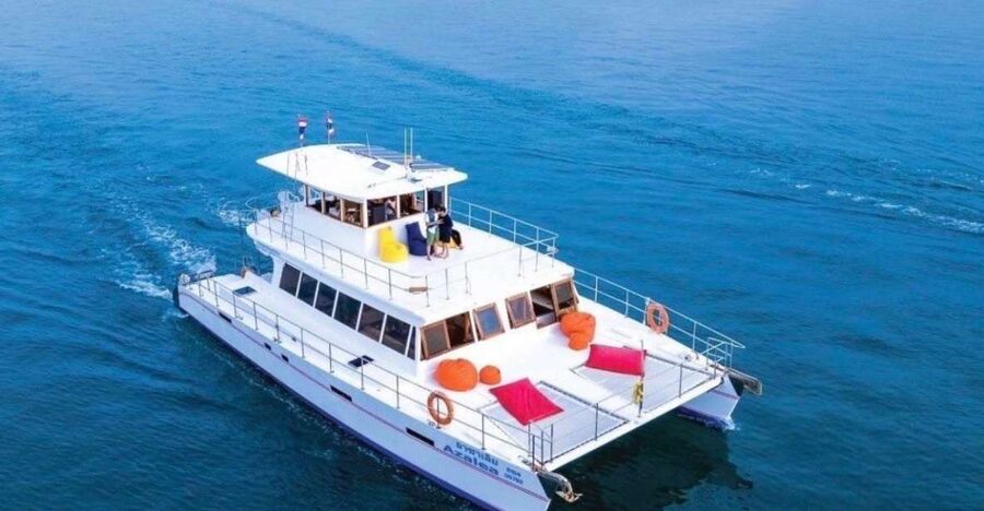 Amazing Coral Island & Sunset Dinner with Power Catamaran - Getting picked up in Karon or Patong, then heading to Chalong Pier