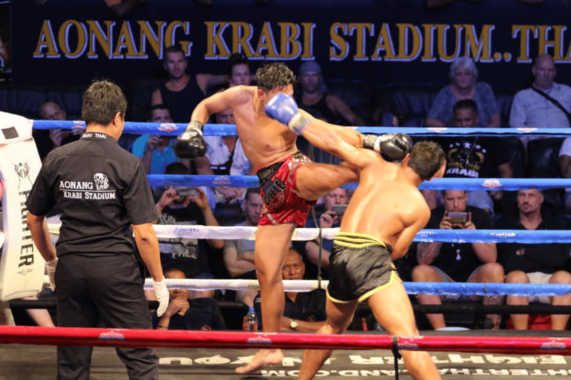 Ao Nang: Ao Nang Krabi Stadium Muay Thai - Wai Kru Ram Muay: the pre-fight ritual that sets the mood
