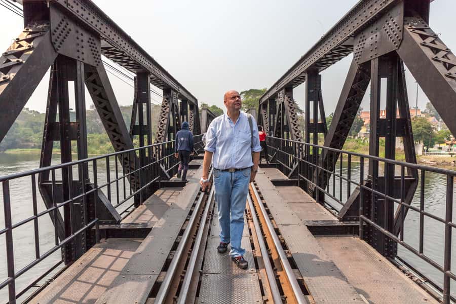 Bangkok: 2-Day River Kwai Trip with Floating Hotel and Meals - Day 1 in Kanchanaburi: museum, cemetery, River Kwai Bridge, then raft arrival