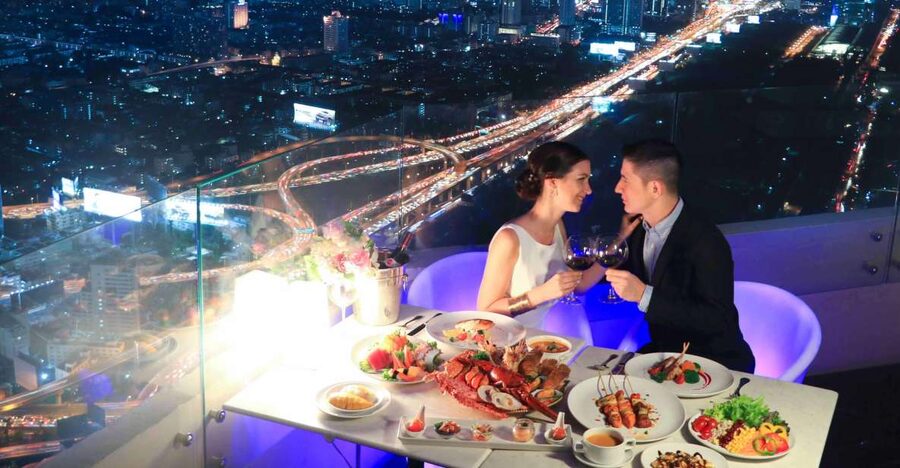 Bangkok: Baiyoke Tower Balcony Buffet & Observation Deck - Premium Balcony seating: when you want a more exclusive feel