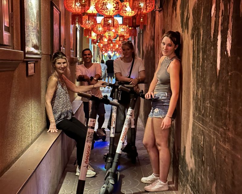 Bangkok By Night by Electric Scooter &/or Bike - Pak Khlong Talat: market energy near the water