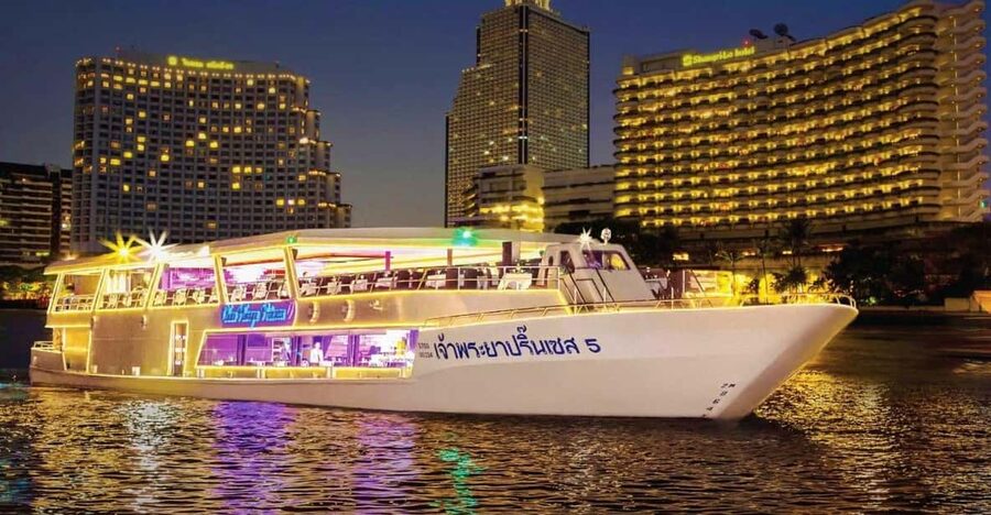 Bangkok: Chao Phraya Princess Dinner Cruise - Wat Pho and River City Bangkok: a calmer second half of the route