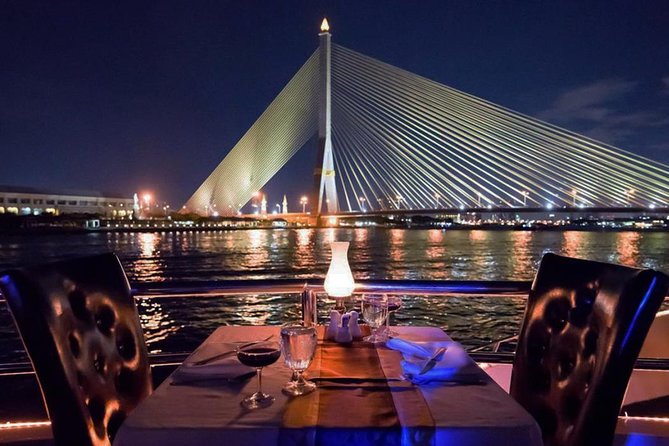 Bangkok Chao Phraya River Sunset Cruise Tour Admission Ticket - The Route: Rama VIII Bridge, the Grand Palace, and Wat Arun by Night
