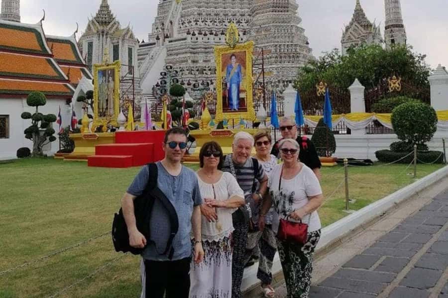Bangkok: City Highlights and Landmarks Private Walking Tour - Wat Arun across the river: planning for views and pacing
