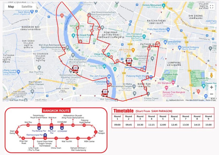 Bangkok: City Sightseeing Hop-On Hop-Off Bus Tour - How the Route Works: Red Line vs Blue Line