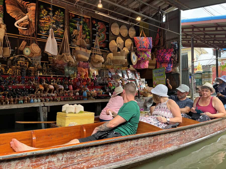 Bangkok: Damnoen Floating Market & Train Market Private Tour - Shopping and Thai Snacks by the Tracks