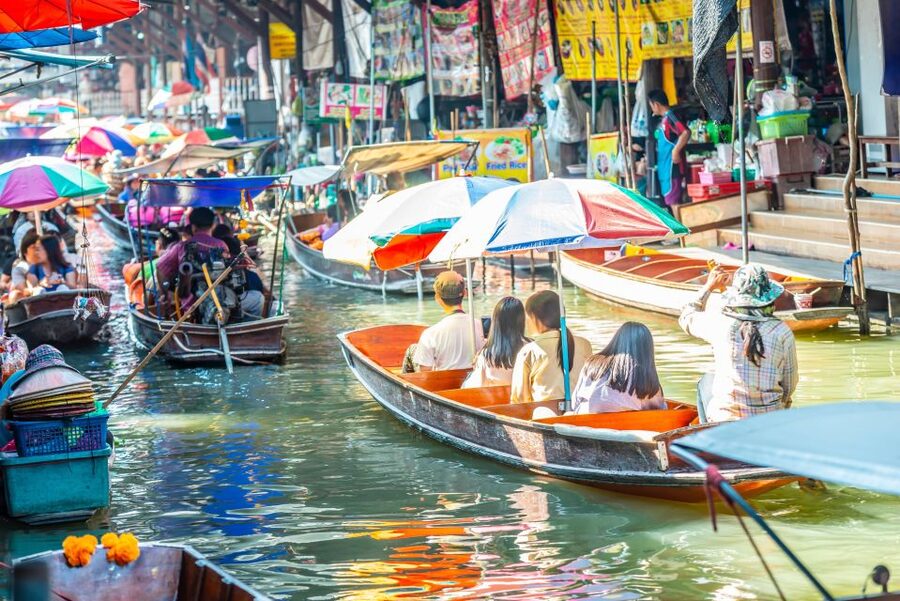 Bangkok: Damnoen Saduak, Train Market & Mahanakhon Day Trip - Key points worth knowing