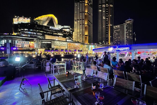 Bangkok Dinner Cruise with Intl Buffet, Live Music & Hotel Pickup - Entertainment on board: singers and a Thai dance show, with one important caveat