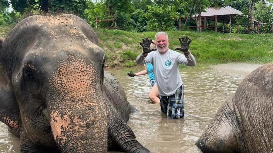 Bangkok: Elephants World & Erawan Waterfall in Kanchanaburi - Lunch at the sanctuary: plan for real food, not a snack break