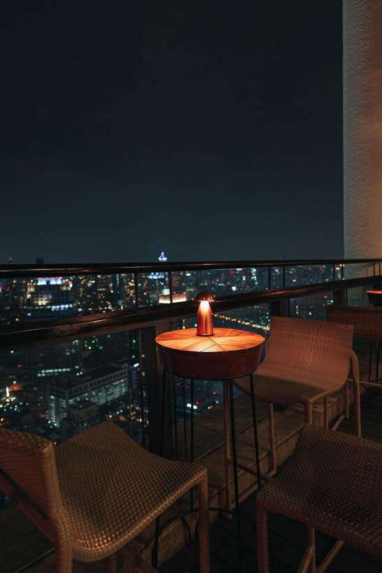 Bangkok: Enjoy Fine Thai Food with Panoramic Rooftop Views - Saffron Sky Garden at the Banyan Tree: the view that does the heavy lifting
