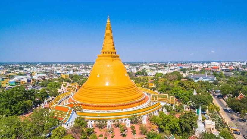 Bangkok: Floating Market, Phra Pathom Pagoda & Cafes Tour - Guide Style, Small-Group Timing, and Getting Back Without Stress