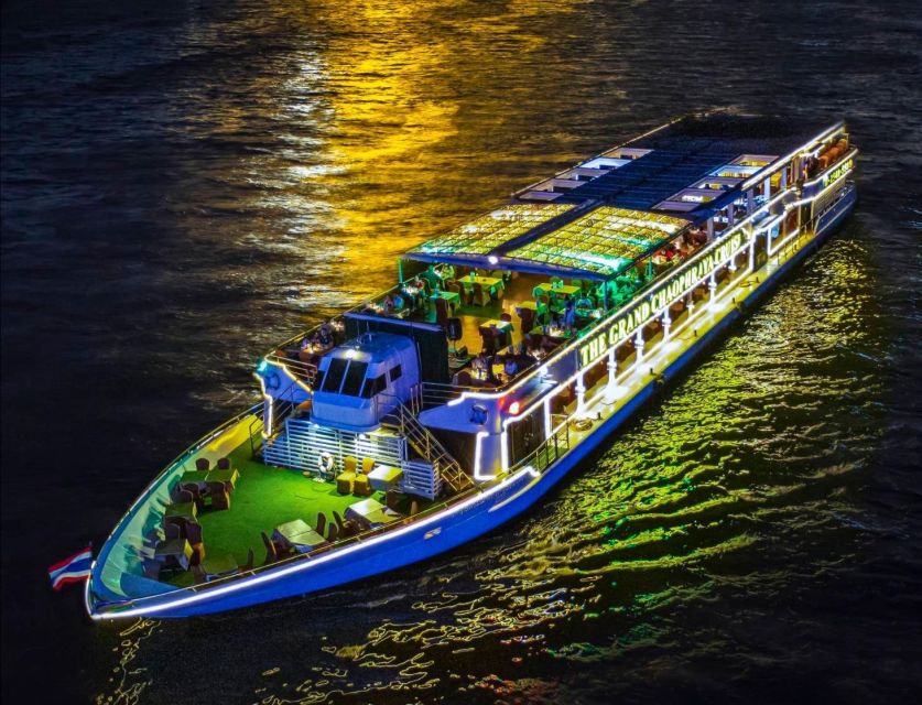 Bangkok: Grand Chao Phraya Dinner Cruise with Live Show - The 2-hour dinner show flow, what happens on the boat