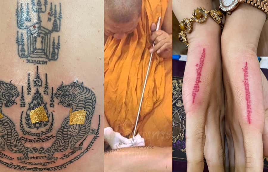 Bangkok: Hand Poked Thai Tattoo Guide at Wat Bang Phra - Design choice at the consultation, how to pick without stressing