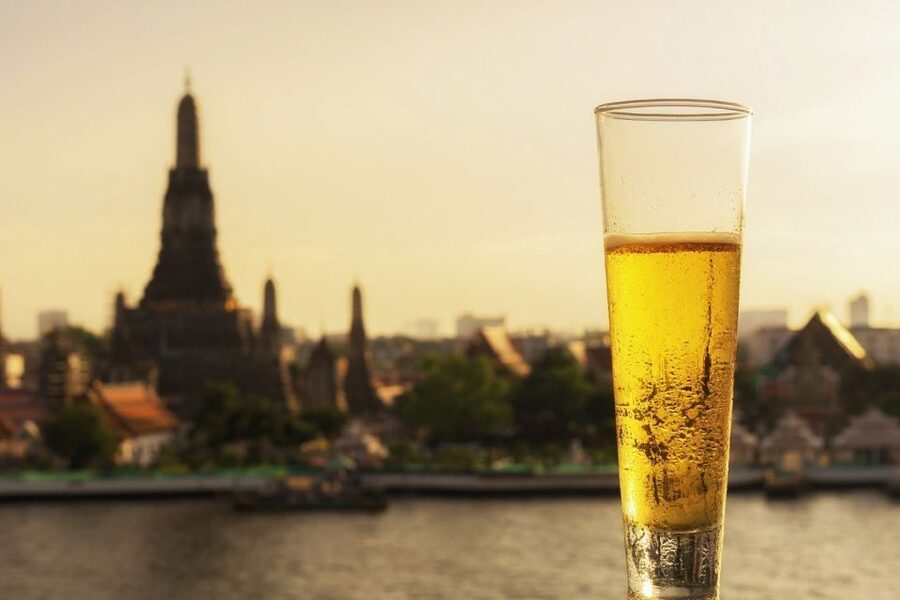 Bangkok: Historical Temples Tour & Hidden Bar at Sunset - The second ferry, the river, and your beer at sunset