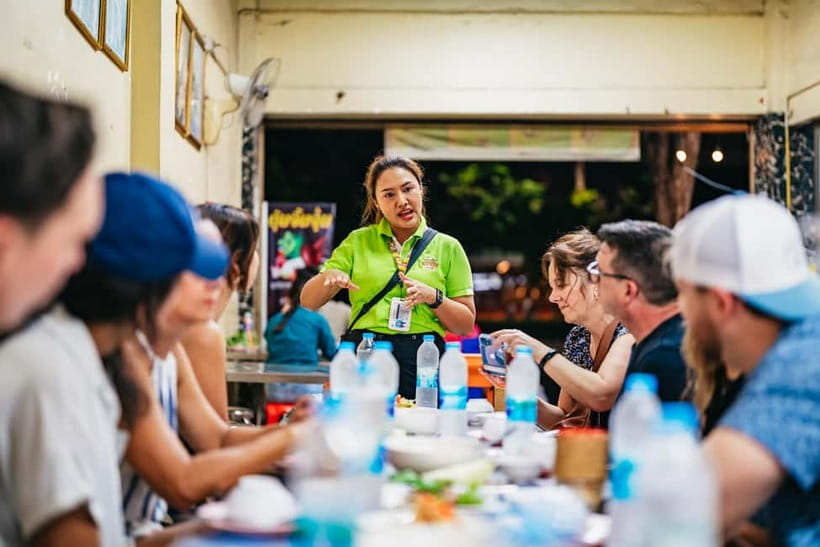 Bangkok: Midnight Food Tour by Tuk-Tuk - Food stops: Isan comfort, chicken noodles, and full street variety