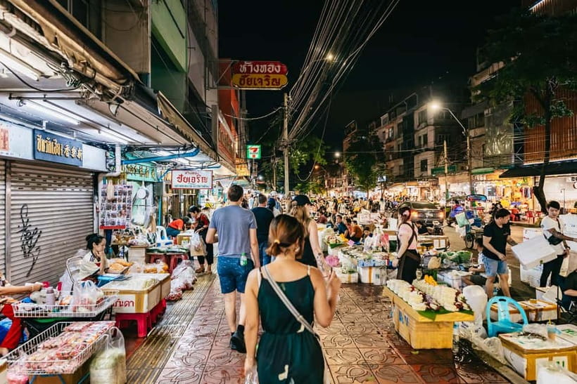 Bangkok: Midnight Food Tour by Tuk-Tuk - Old Town landmarks on the edges of the route