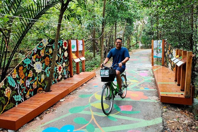 Bangkok Oasis Breezy Bike Tour - Getting started at Wat Khlong Toei Nok Pier, then out by ferry