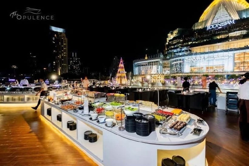 Bangkok: Opulence Luxury River Dinner Cruise - From ICONSIAM check-in to sailing past temples and bridges