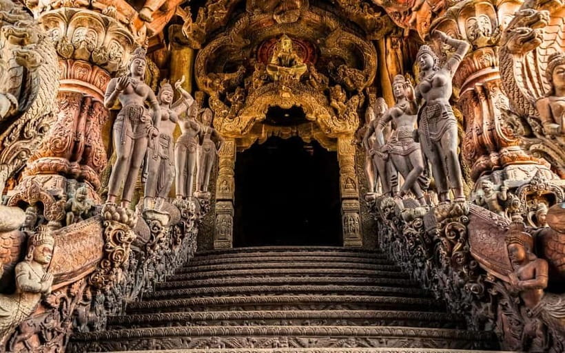 Bangkok: Pattaya Truth Sanctuary Guided Tour & Coral Island - The basic shape of the day, Bangkok to Pattaya and back