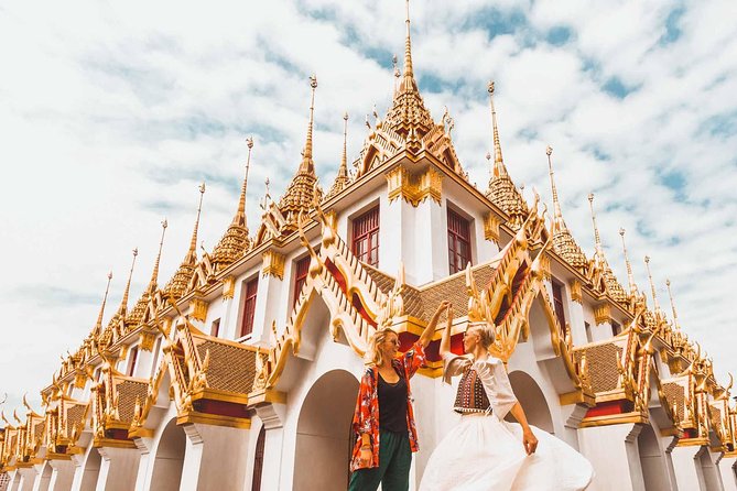 ️ Bangkok Private Instagram Tour: All-Inclusive - Wat Arun and Loha Prasat: spires, iron, and photo-friendly contrasts