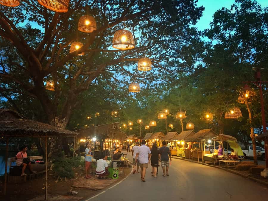Bangkok: Private Trip to Ayutthaya Temples & Night Market - Chao Sam Phraya Museum for the art and texture
