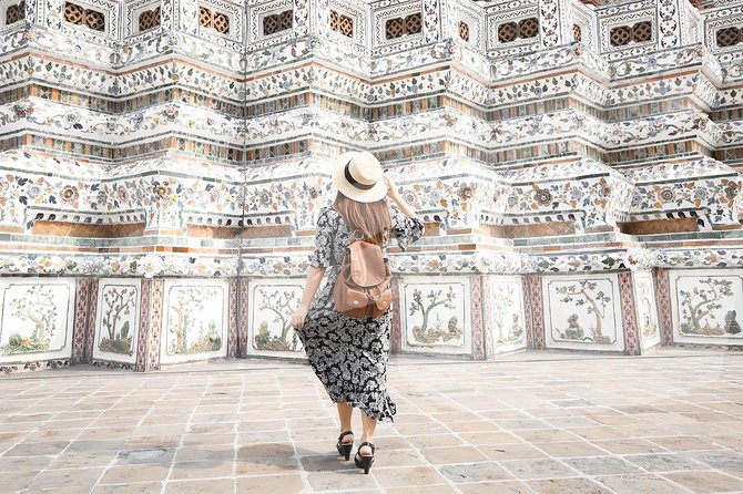 Bangkok Royal Road - Top 3 Major Monuments (Grand Palace, Wat Pho, Wat arun) - Wat Arun, Temple of Dawn: Khmer-style spire and photo angles
