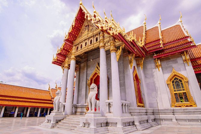 Bangkok's Landmarks Tour : GrandPalace WatTraimit WatPho WatArun - Wat Benchamabophit, the Marble Temple Break From the Rush
