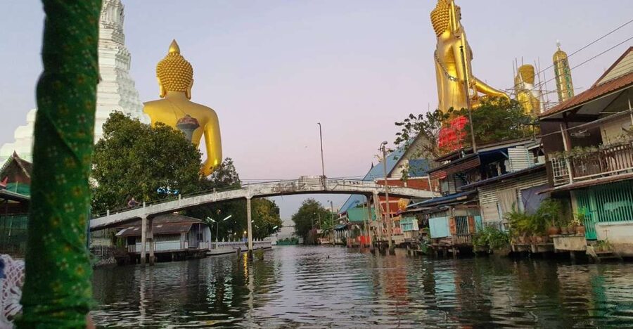 Bangkok Twilight : Hidden Canal, Big Buddha & temple - Where You Start at MRT Sanamchai, Exit 5