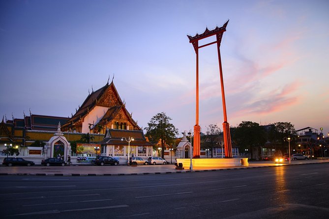 Bangkok Under the Night Lights by TUK-TUK (SHA Plus) - Giant Swing and Wat Suthat: two landmarks, two vibes