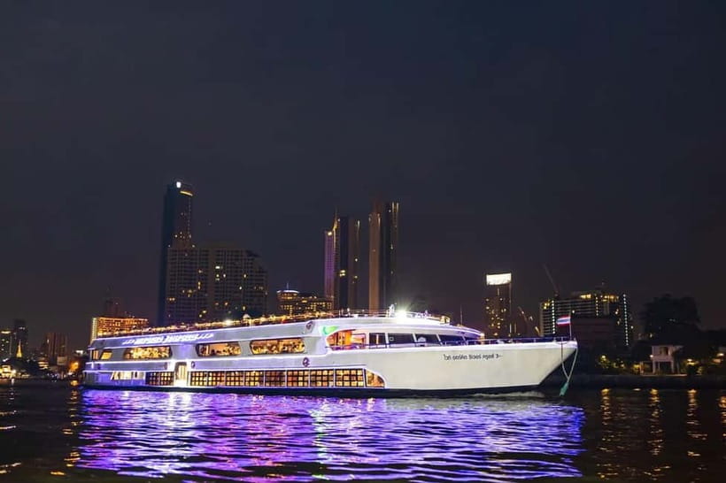 Bangkok: White Orchid Chao Phraya Cruise, Thai Buffet & Beer - Two Hours on the Chao Phraya, Timed for Night Views