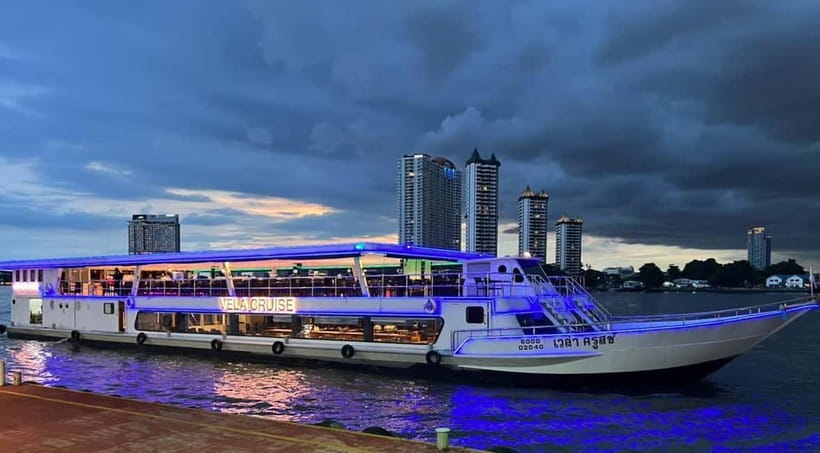 Bangkok: White Orchid Chao Phraya Cruise, Thai Buffet & Beer - Live Music and Traditional Thai Dance, Built Into the Ride