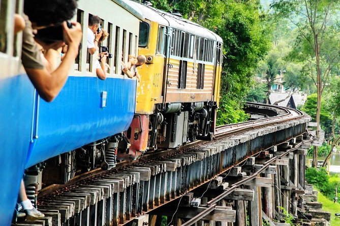 Bridge on the River Kwai and Thailand-Burma Railway Guided Tour - River Kwai Bridge stop: film fame meets the WWII story
