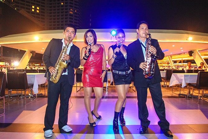 Chaophraya Princess Dinner Cruise in Bangkok with Hotel Pickup - Live entertainment: sax, violin, and a playlist that fits the night