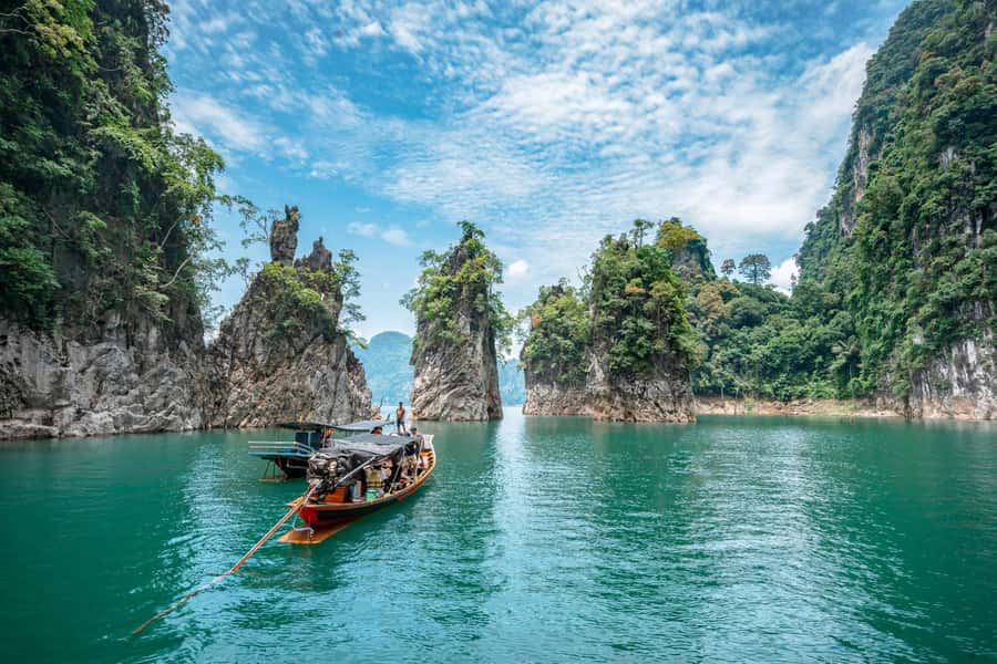 Cheow Larn Lake - Hiking - Cave Explore - Wildlife Safari - Getting from Khao Lak or Khlong Sok takes time, so go with it