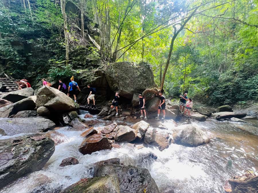 Chiang Mai 2-Day: Trekking, Tubing & Elephant Observation - Lunch back at camp, then tubing on the Mae Taeng River near Elephant Nature Park