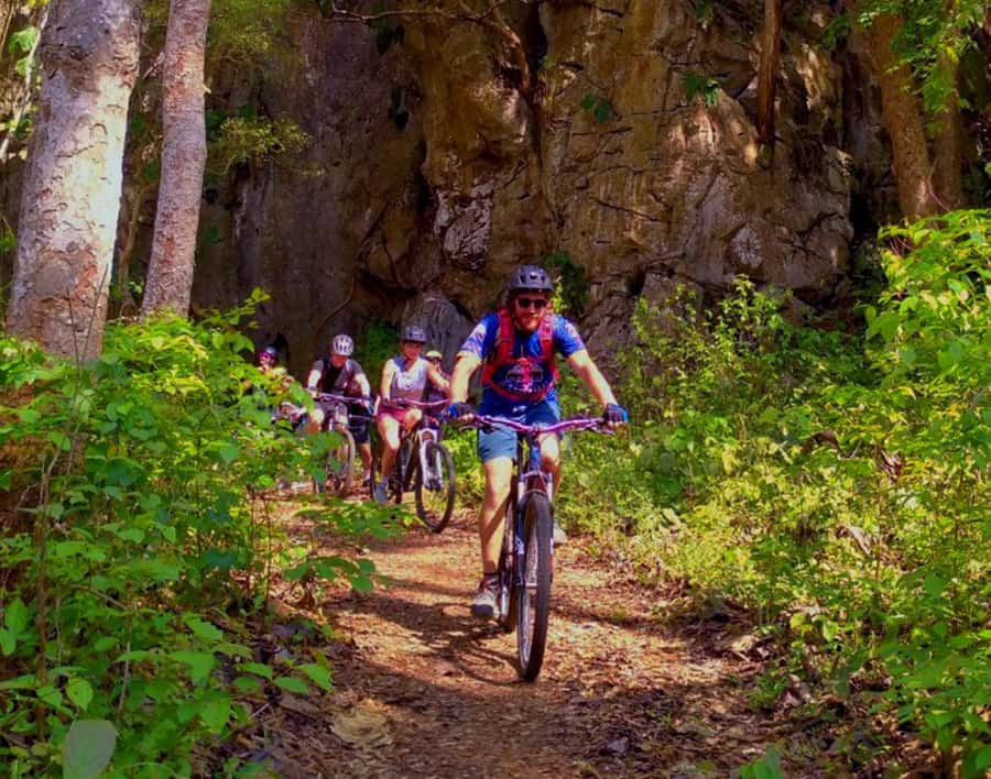 Chiang Mai: 22 km XC Mountain Biking from Sticky Waterfall - Why Sticky Waterfalls and XC Mountain Biking Works in One Day