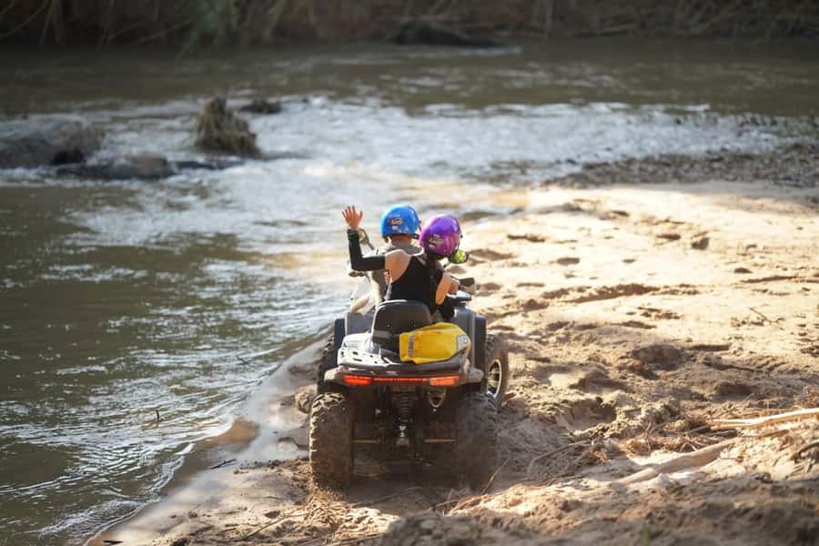 Chiang Mai: ATV Adventure 2-Hrs,Feeding,Rafting & Lunch Trip - The Mae Wang day plan: jungle drive, lunch, and raft time