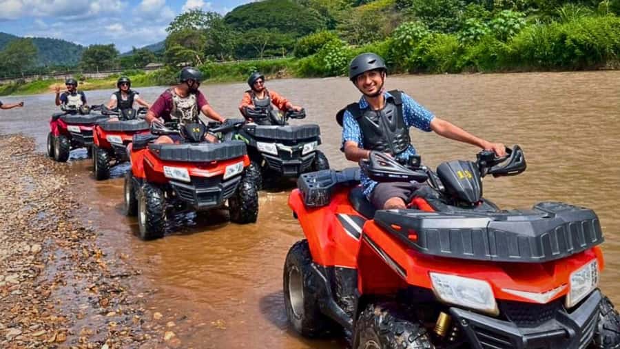 Chiang Mai: ATV Adventure, Jungle Hike & White Water Rafting - Jungle trek to a waterfall: the calmer part that actually matters