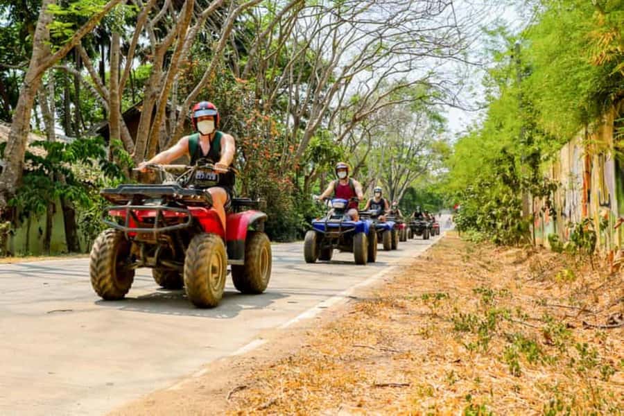 Chiang Mai ATV & White Water Rafting & Trekking to Waterfall - ATV Riding for About 1 Hour on 200cc Bikes