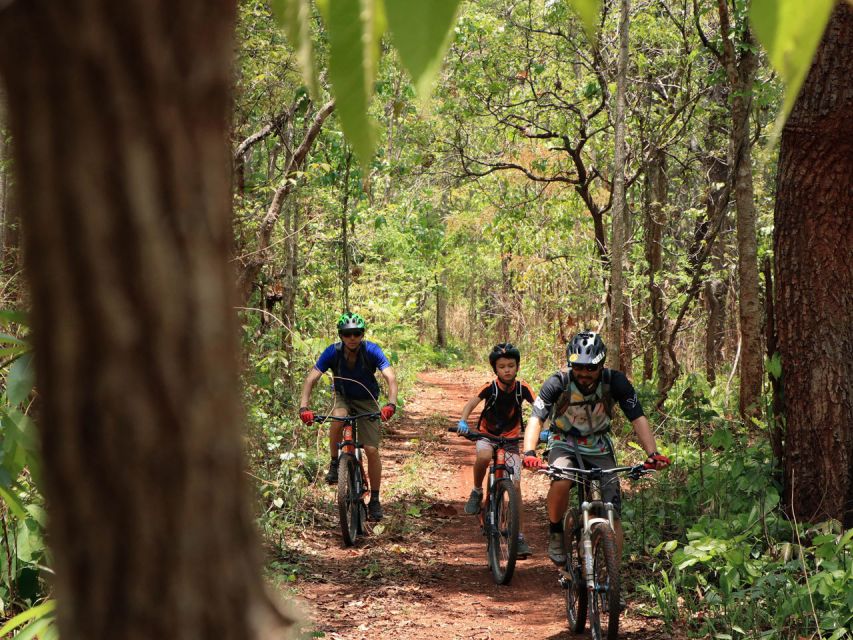 Chiang Mai: Boat Ride and Cycling Tour to Sticky Waterfall - KONA bikes and the safety setup that makes MTB feel approachable