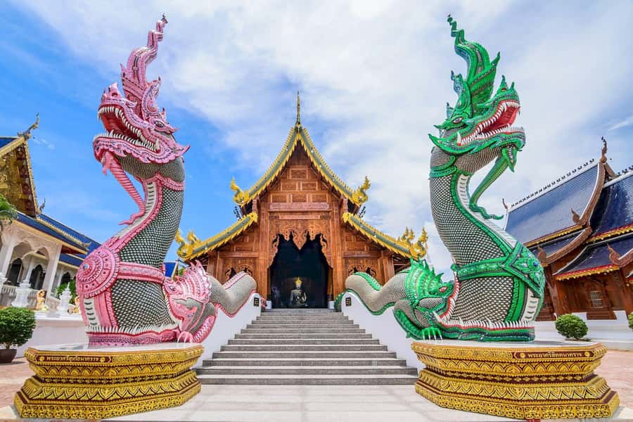 Chiang Mai: Chiang Dao Caves and Jungle Trek with Lunch - The 6 km jungle trek with 21 river crossings, coffee trees, and 500-year-old trees