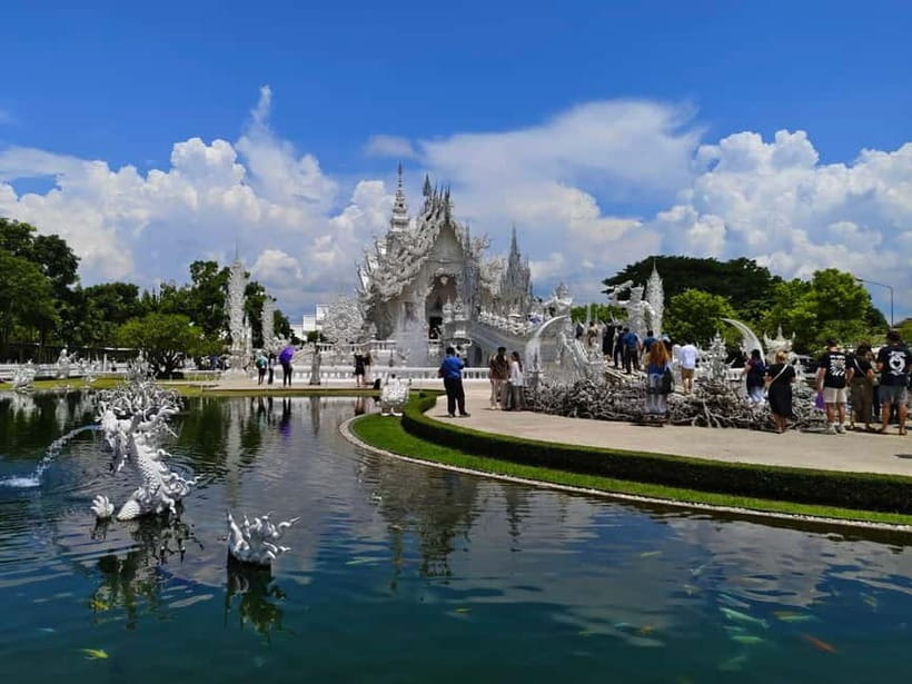 Chiang Mai: Chiang Rai Red, White, and Blue Temples day tour - Mae Kachan Hot Spring Stop: Short, Pleasant, and Convenient