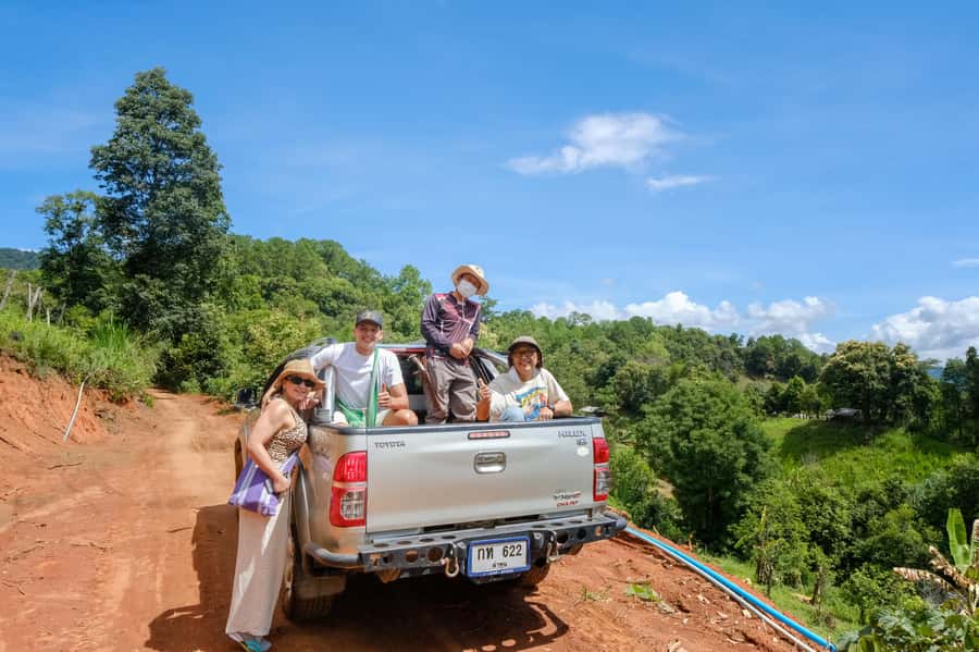 Chiang Mai Coffee Full Day Tour: Trek, Brew & Roast Journey. - Coffee farming in real life: plants, growth sheds, and hill tribe farming