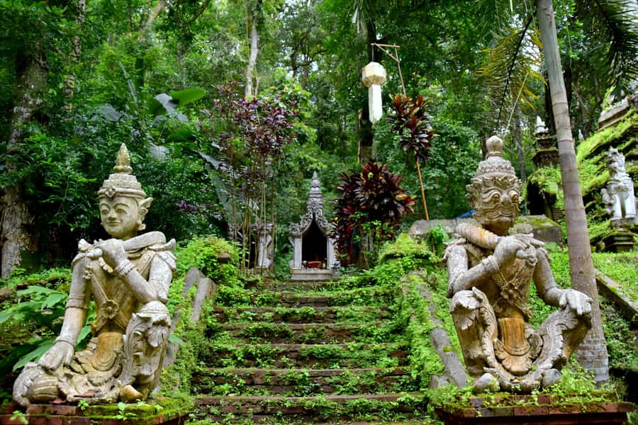Chiang Mai Discover Hidden Gem Northern Temples I Thailand - Wat Umong Tunnel Temple: cool air, stone corridors, and a temple maze