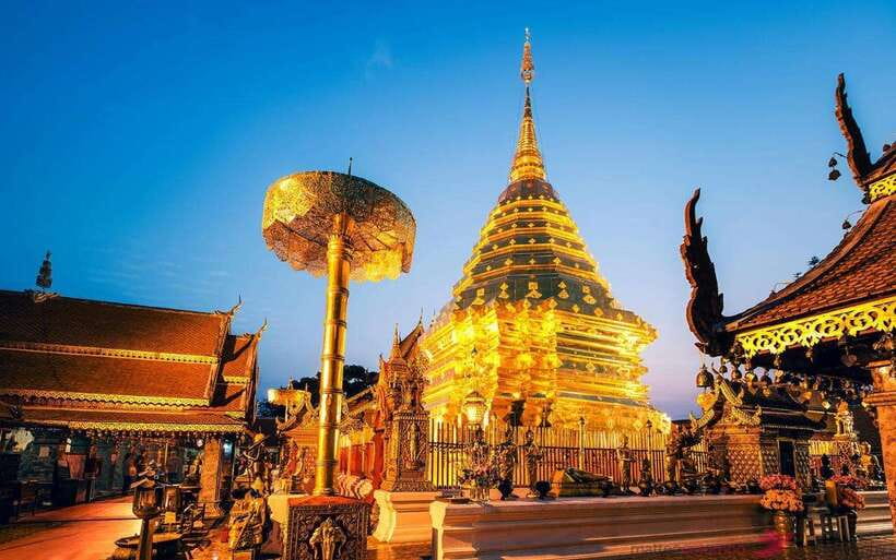 Chiang Mai: Doi Suthep and Wat Pha Lat Temple Evening Tour - Pickup, Van Stops, and How the Timing Actually Works