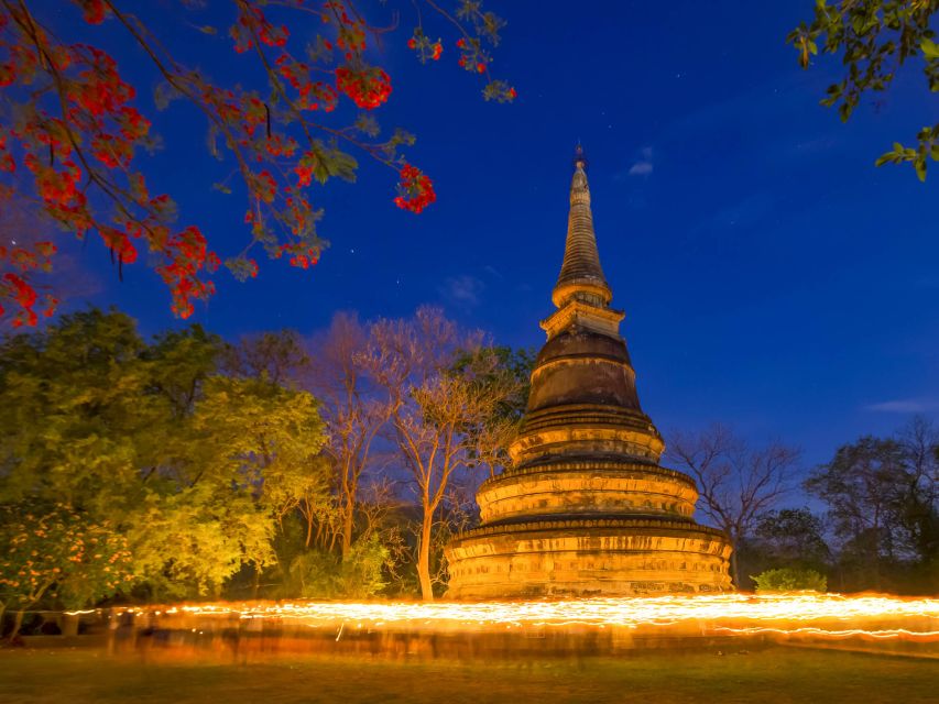 Chiang Mai: Doi Suthep and Wat Umong Enchanting Evening Tour - The monk ceremony and Golden Pagoda moment