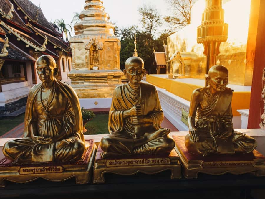 Chiang Mai: Doi Suthep Temple & Sticky Waterfall Trip - Wat Phra That Doi Suthep, gold pagoda views and temple details